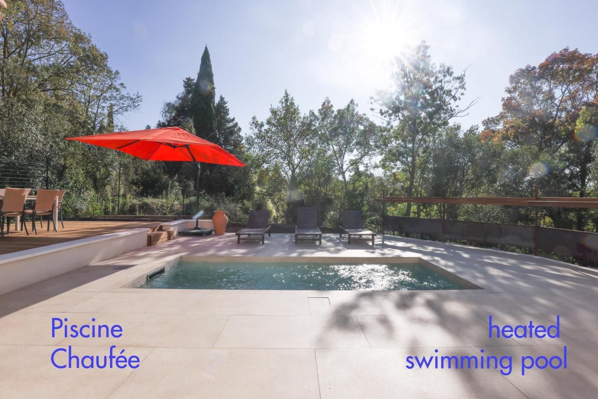 Villa St Francois Piscine Privee Chauffee ,Clim ,Parking Gratuit Carcassonne Extérieur photo